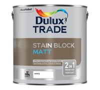 Dulux Trade Stain Block Matt - White - 2.5L