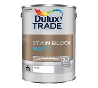 Dulux Trade Stain Block Matt White 5L