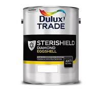 Dulux Trade Sterishield Diamond Eggshell, Pure Brilliant White 5L