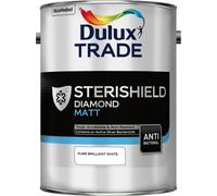 Dulux Trade Sterishield Diamond Matt Brilliant White 5L