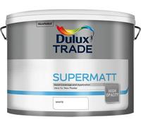 Dulux Trade Supermatt White 10L - Ideal For New Plaster