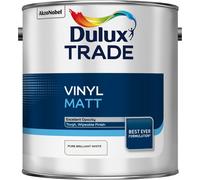 Dulux Trade Vinyl Matt 2.5ltr Brilliant White
