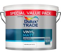 Dulux Trade Vinyl Matt 7.5ltr - Pure Brilliant White
