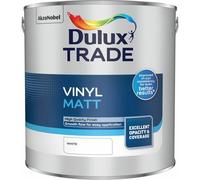 Dulux Trade Vinyl Matt - White, Pure Brilliant White, Magnolia - 2.5L, 5L, 10L