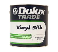 Dulux Trade Vinyl Silk 5ltr Brilliant White