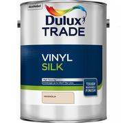 Dulux Trade Vinyl Silk Interior Emulsion Pure Brilliant White Magnolia All Sizes