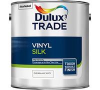 Dulux Trade Vinyl Silk 2.5ltr Brilliant White