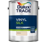 Dulux Trade Vinyl Silk - Pure Brilliant White / White / Magnolia - All Sizes