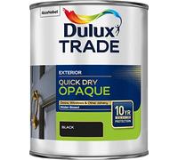 Dulux Trade Weathershield Aquatech Opaque Black 1L