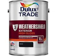 Dulux Trade Weathershield Exterior High Gloss Black 5 Litres