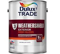 Dulux Trade Weathershield Exterior High Gloss White 5 Litres
