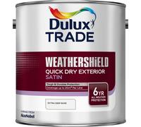 Dulux Trade Weathershield Exterior Quick Dry Satin 2.5ltr Extra Deep