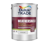 Dulux Trade Weathershield Frosted Grey Smooth Masonry Paint, 5L Tin