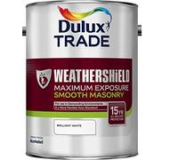 Dulux Trade Weathershield Maximum Exposure Paint Brilliant White 5 Litres