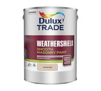 Dulux Trade Weathershield Sandstone Smooth Masonry Paint, 5L Tin