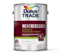 Dulux Trade Weathershield Smooth Masonry Paint, Black 5L
