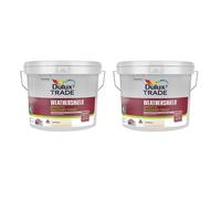 Dulux Trade Weathershield Smooth Masonry Paint Magnolia 10L (Pack Of 2)