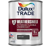 Dulux Trade Weathershield Exterior Flexible Undercoat, Dark Grey 1L