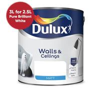 Dulux Walls & Ceilings Pebble Shore Matt Emulsion Paint, 5L