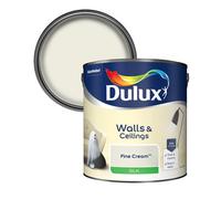 Dulux 2.5l Silk Standard Emulsion Paint, Fine Cream