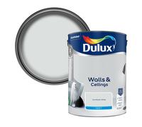Dulux Walls & Ceilings Cornflower White Matt Wall & Ceiling Emulsion Paint, 5L
