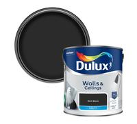 Dulux Walls & Ceilings Matt Emulsion Paint - Rich Black - 2.5L