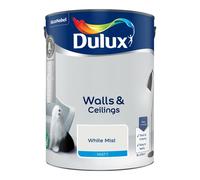 Dulux Walls & Ceilings White Mist Matt Emulsion Paint, 5L