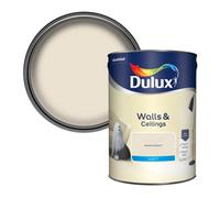 Dulux Walls & Ceilings Natural Calico Matt Wall & Ceiling Emulsion Paint, 5L