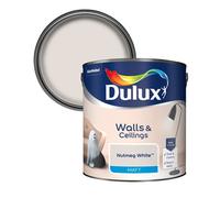 Dulux Matt Emulsion Paint For Walls And Ceilings - Nutmeg White 2.5 Litres