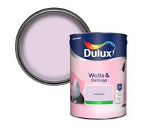 Dulux Walls & Ceilings Silk Emulsion Paint - Pretty Pink - 5L