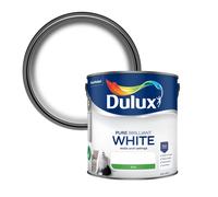 Dulux Walls & Ceilings Pure Brilliant White Silk Paint -2.5L