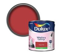 Dulux Walls & Ceilings Silk Emulsion Paint, Pepper Red, 2.5 Litres