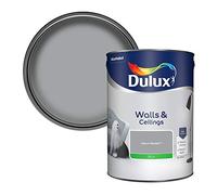 Dulux Walls & Ceilings Warm Pewter Silk Emulsion Paint, 5L