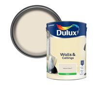 Dulux Walls & Ceilings Natural Calico Silk Emulsion Paint, 5L