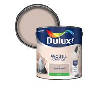 Dulux Walls & Ceilings Soft Stone Silk Emulsion Paint, 2.5L