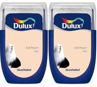 Dulux Walls & Ceilings Tester Paint, Soft Peach, 30 ml (Pack of 2)