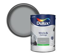 Dulux Walls & Ceilings Warm Pewter Silk Emulsion Paint, 5L