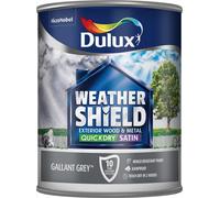 Dulux Weather Shield Exterior High Gloss-Gloss-Satin Paint, 750 ml - All colours