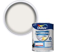 Dulux Weather Shield Exterior High Gloss Paint, Pure Brilliant White, 750 ml