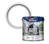 Dulux Weather Shield Multi-Surface Quick Dry Satin Paint, Pure Brilliant White, 2.5 L