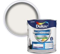 Dulux Weather Shield Quick Dry Satin Paint, 2.5 L - Pure Brilliant White