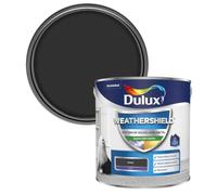 Dulux Weather Shield Quick Dry Satin Paint, 750 ml - Black