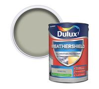 Dulux Weathershield Smooth Masonry Paint 5L Green Ivy