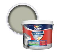 Dulux Weathershield All Weather Protection Green Ivy Smooth Matt Masonry Paint, 10L Tub