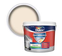 Dulux Weathershield All Weather Protection Smooth Masonry Paint 10L - Magnolia