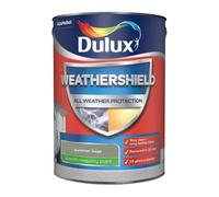Dulux Weathershield All Weather Protection Summer Sage Smooth Matt Masonry Paint, 5L Tin