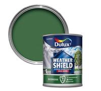 Dulux Weathershield Buckingham Green Gloss Multi-Surface Exterior Metal & Wood Paint, 750Ml