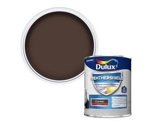 Dulux Weathershield Conker Gloss Multi-Surface Exterior Metal & Wood Paint, 750Ml