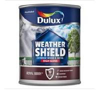 Dulux Weathershield Exterior Gloss 750ml Royal Berry