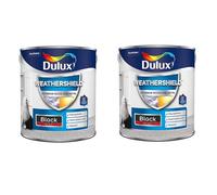 Dulux Weathershield Exterior Gloss Black 2.5L Pack Of 2